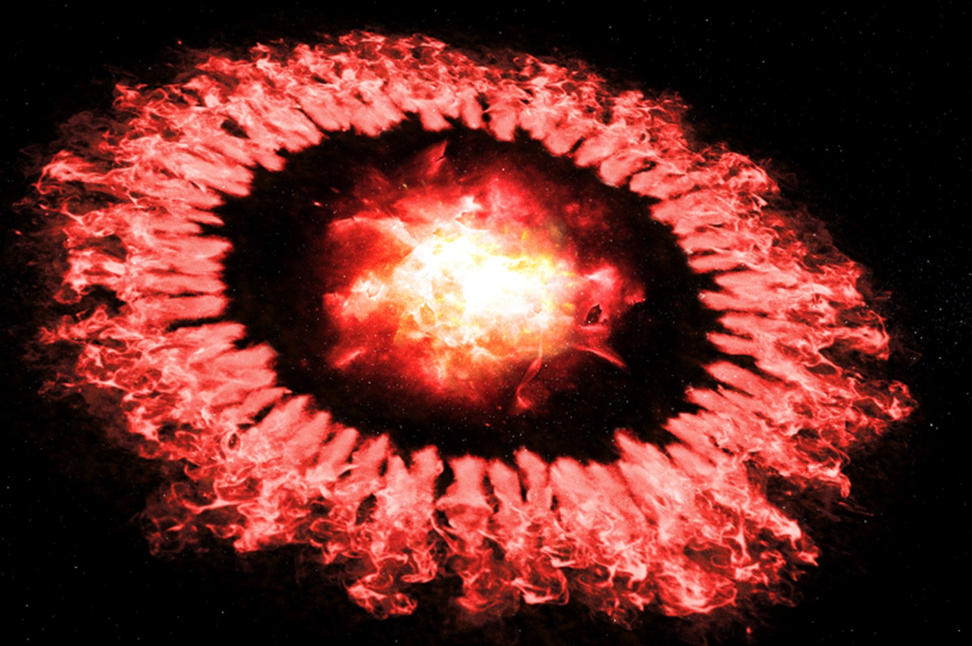 Cosmic Dust Survives Obliteration In Massive Red Supernova NASA Shows In Stunning Visual Fox News