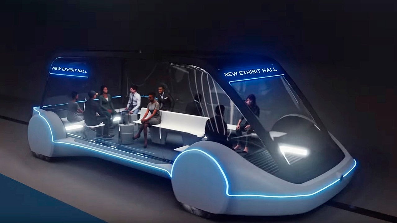 Musk's finished underground transportation loop gets a viewing in Vegas -  Friday, April 9, 2021