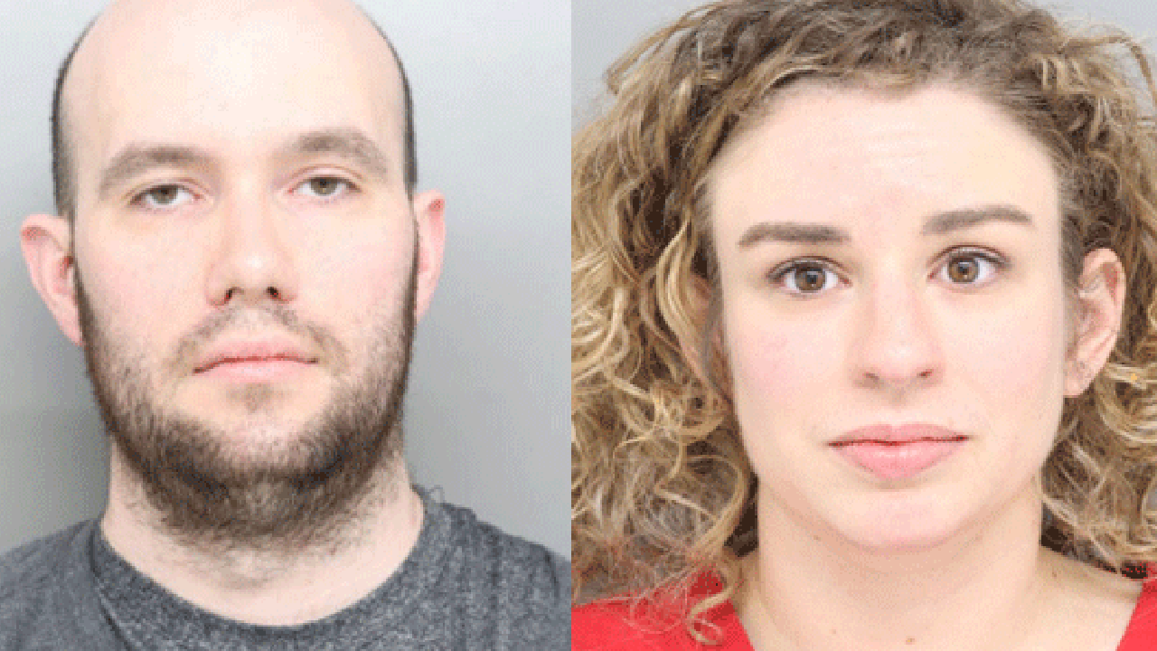 Michael Mathisen, 30, and Lauren Wilder, 31, have been accused by cops of having sex on the Cincinnati Ferris Wheel Thursday. (Hamilton County Sheriff's Office)