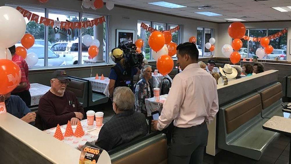 Whataburger throws 90-year-old employee a birthday party