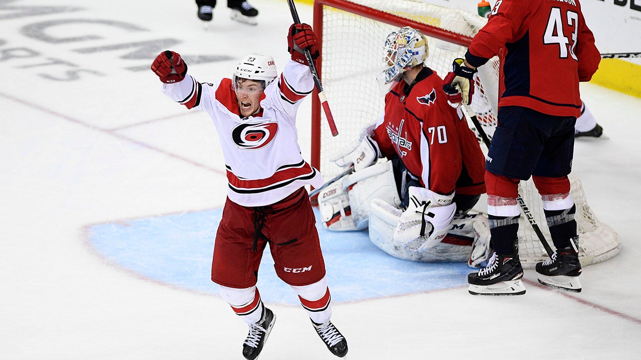 Carolina's 'Bunch of Jerks' end Caps' Cup reign, storm into 2nd-round showdown with Islanders
