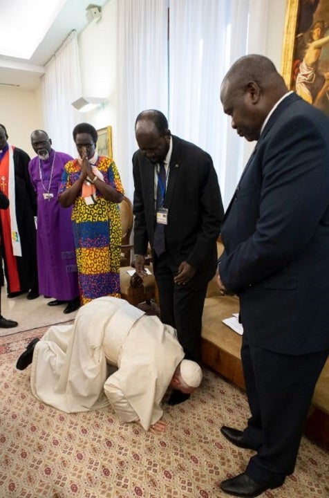 pope francis visit south sudan