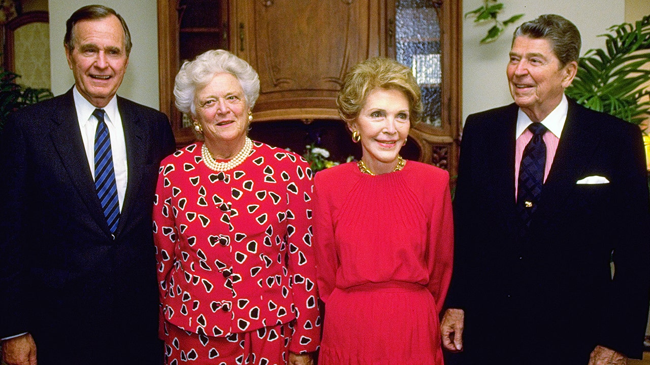 Barbara Bush Thought Nancy Reagan Kicked Her And George Hw Bush When