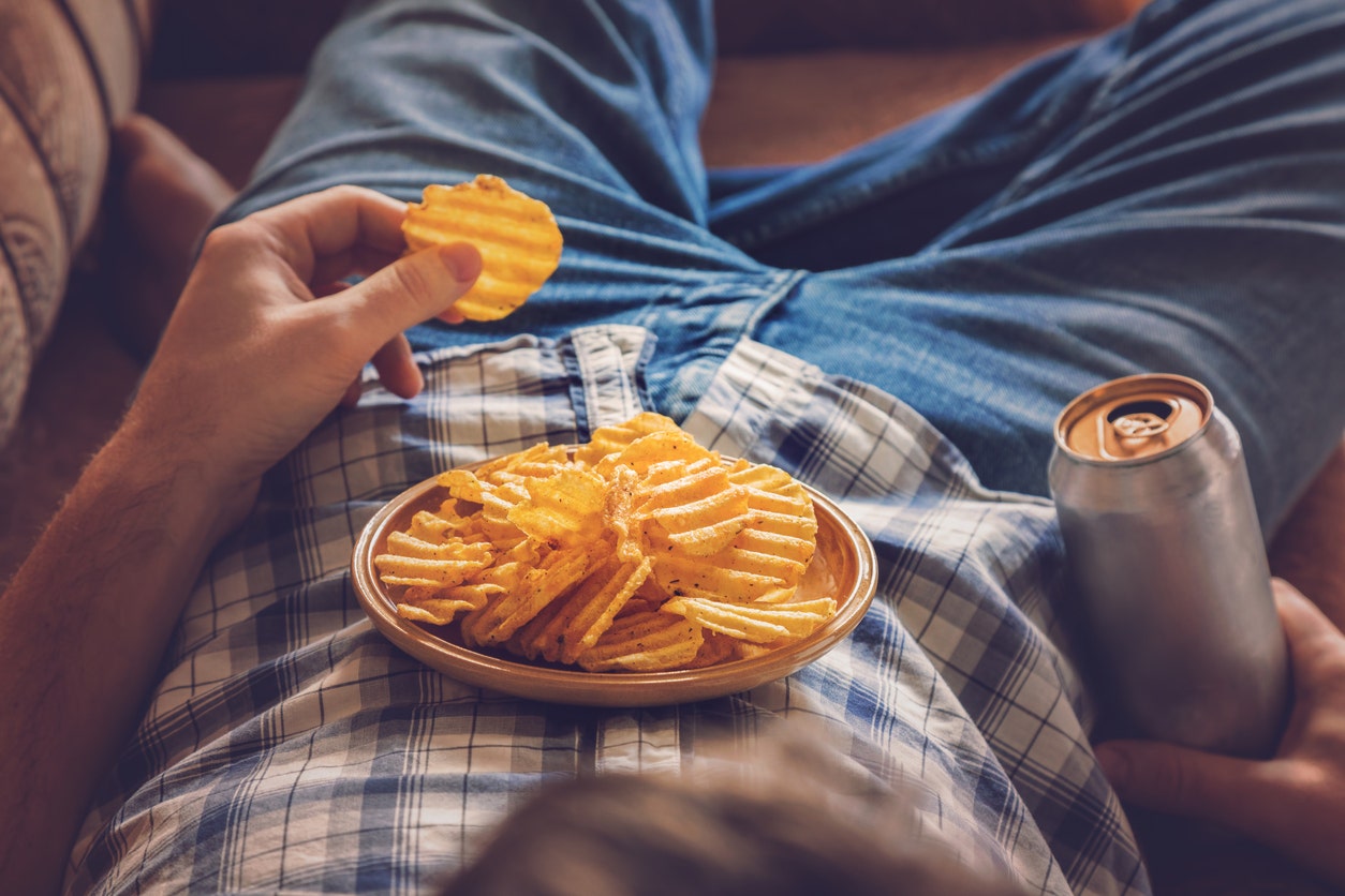Eating junk food while stressed is more likely to lead to weight gain, according to experts