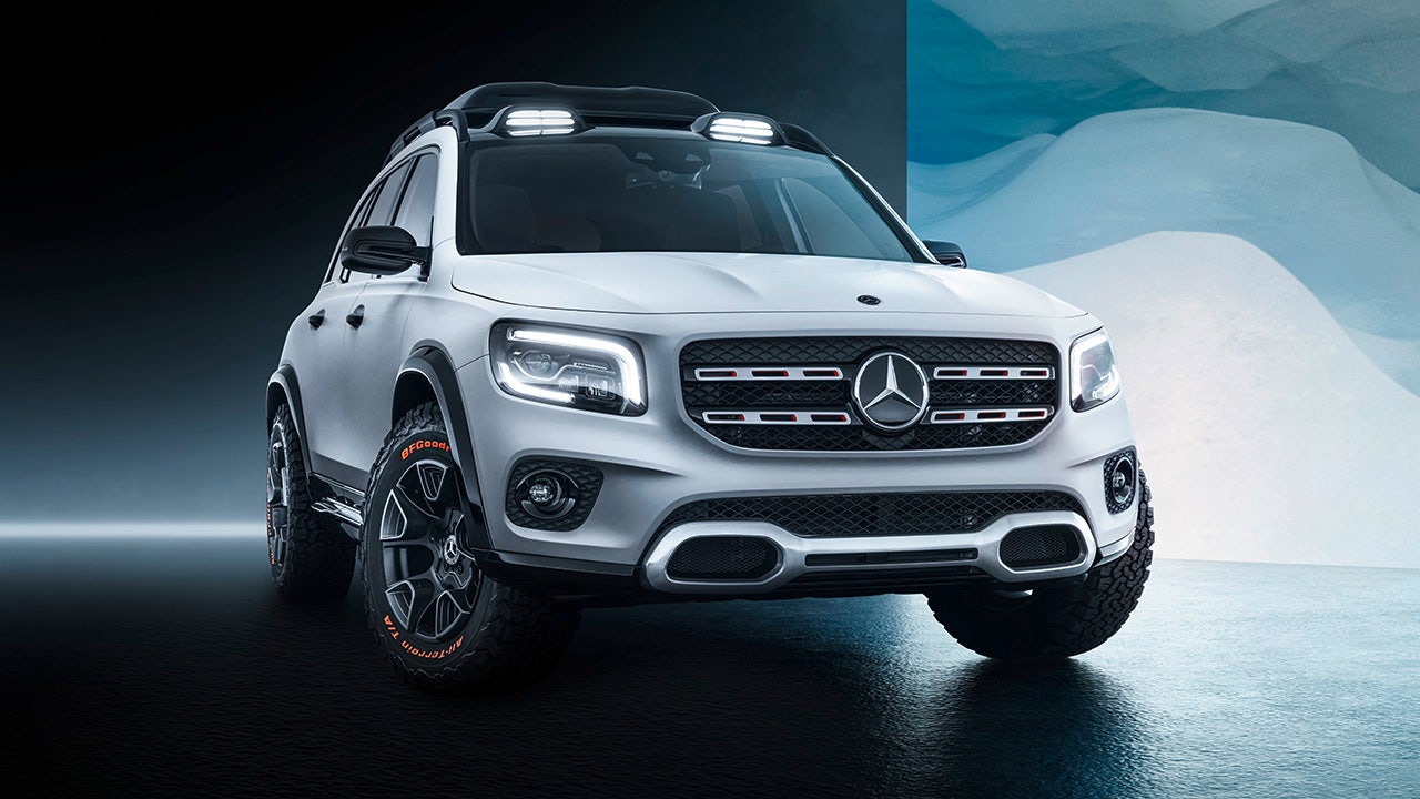 The MercedesBenz GLB SUV looks ready to get down and dirty Fox News