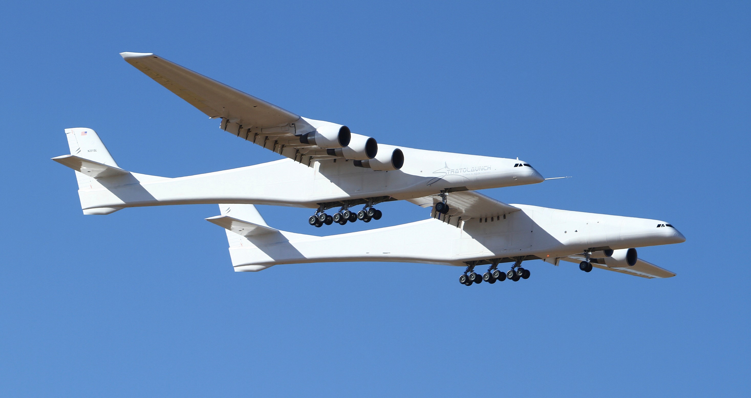 FOX NEWS Stratolaunch World s Largest Aircraft By Wingspan Makes 