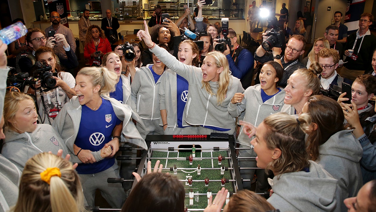 US women’s soccer team foosball table unveiled ahead of World Cup Fox