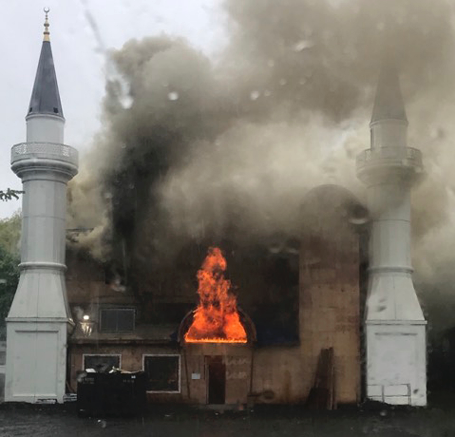 Connecticut mosque blaze being investigated as arson, fire chief says