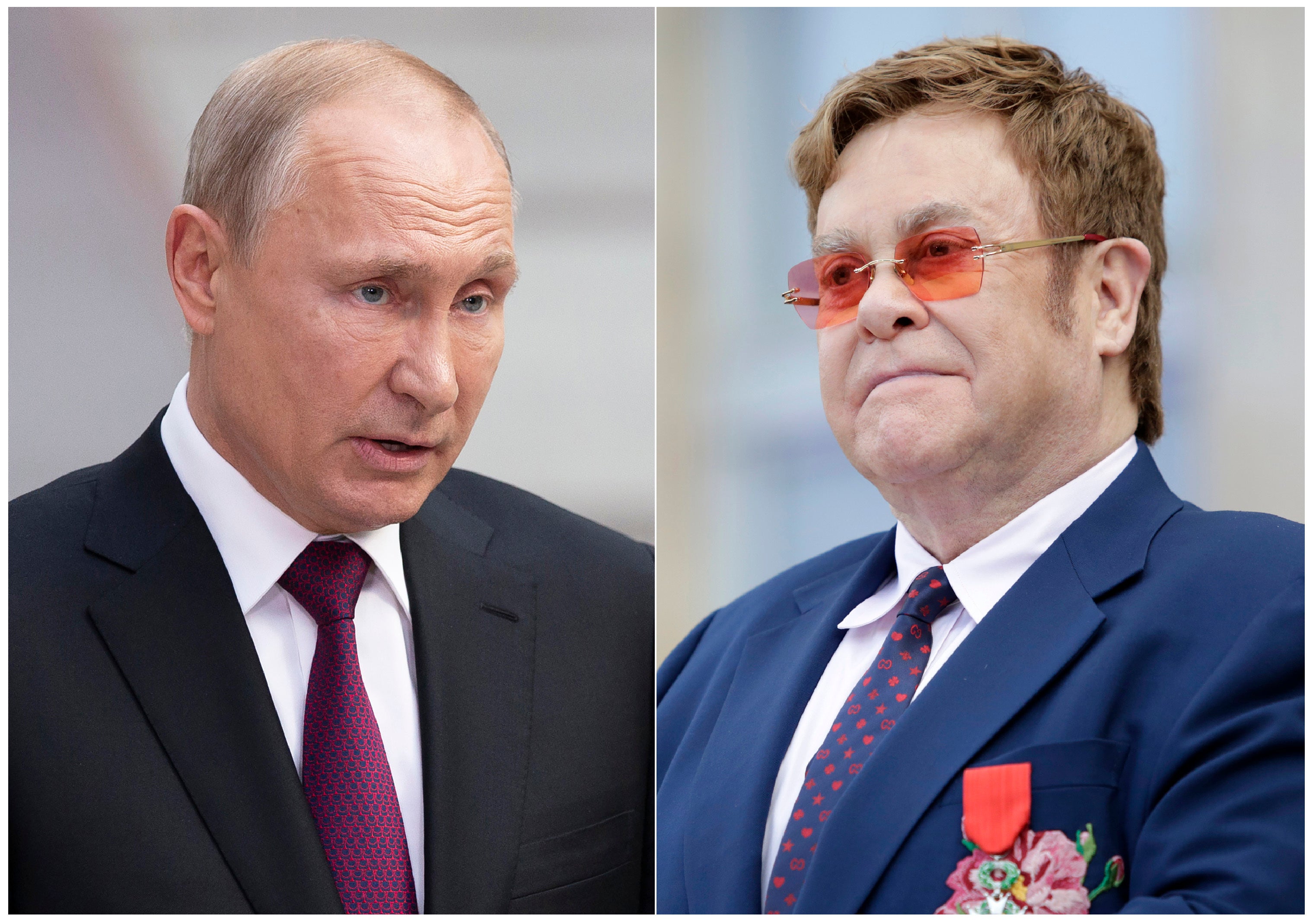 Elton John responds to Vladimir Putin’s LGBTQ comments following ‘Rocketman’ censorship