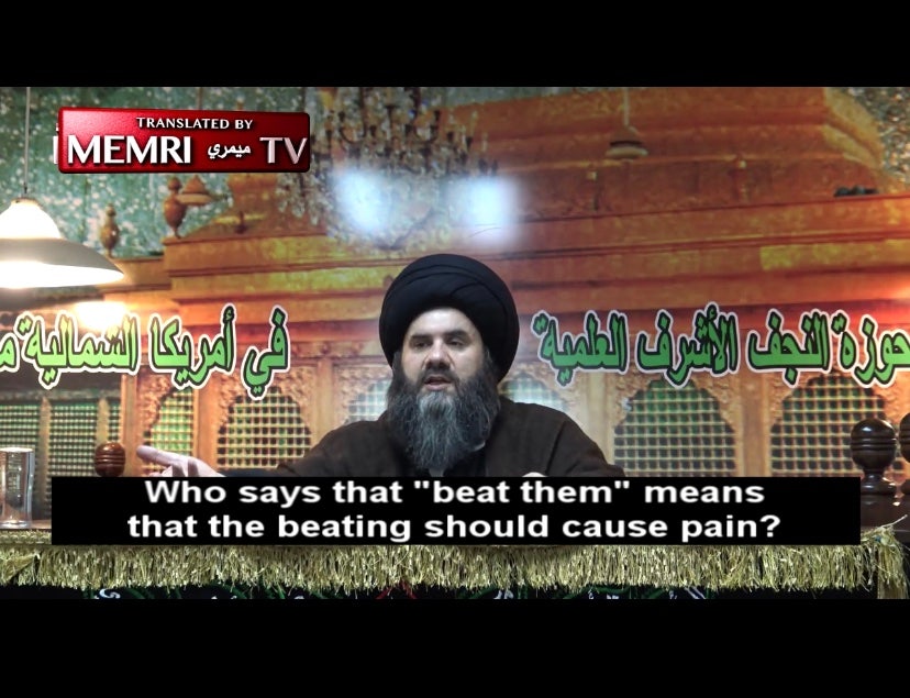 Michigan mosque leader says 'wife beating' is a way to remind a woman she 'misbehaved'