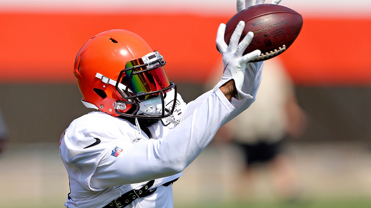 Watch live video inside Browns team shop stocked with new Odell Beckham Jr.  jerseys at 11 a.m. 