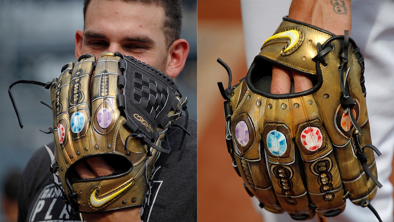 A look at Vanderbilt baseball's Avengers-themed gloves