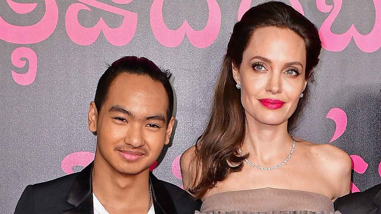 Angelina Jolie has son Maddox by her side as she leaves Washington DC