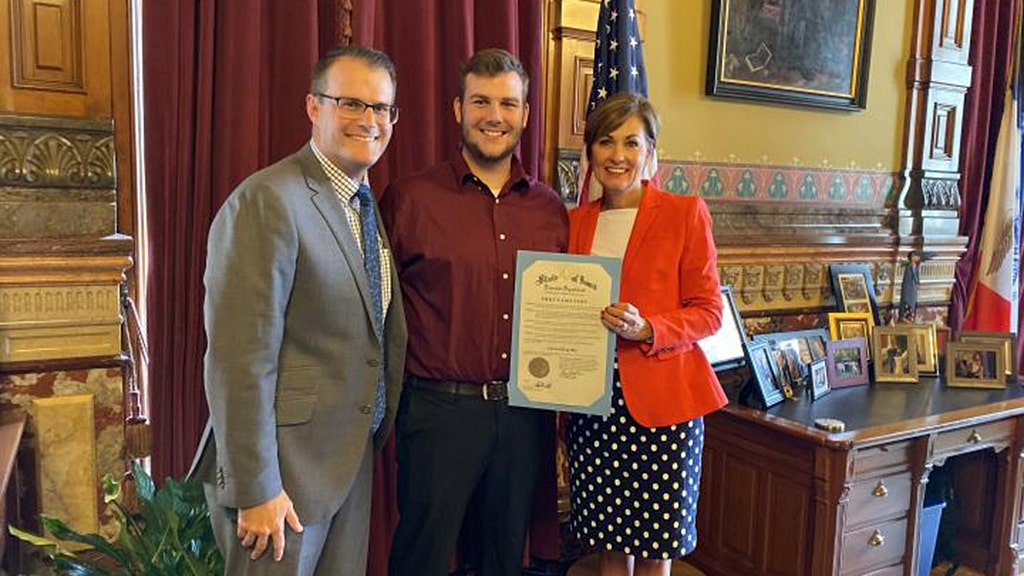 FOX NEWS: Iowa to celebrate 'Carson King Day' after beer fan raises over $1M for children's charity