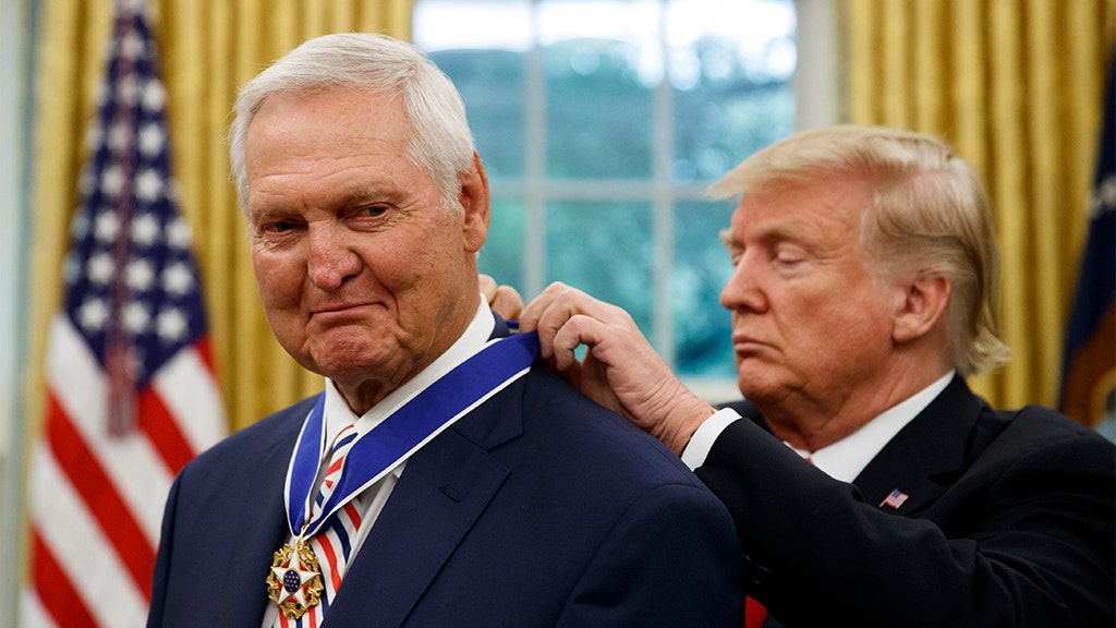 NBA legend Jerry West honored with Presidential Medal of Freedom