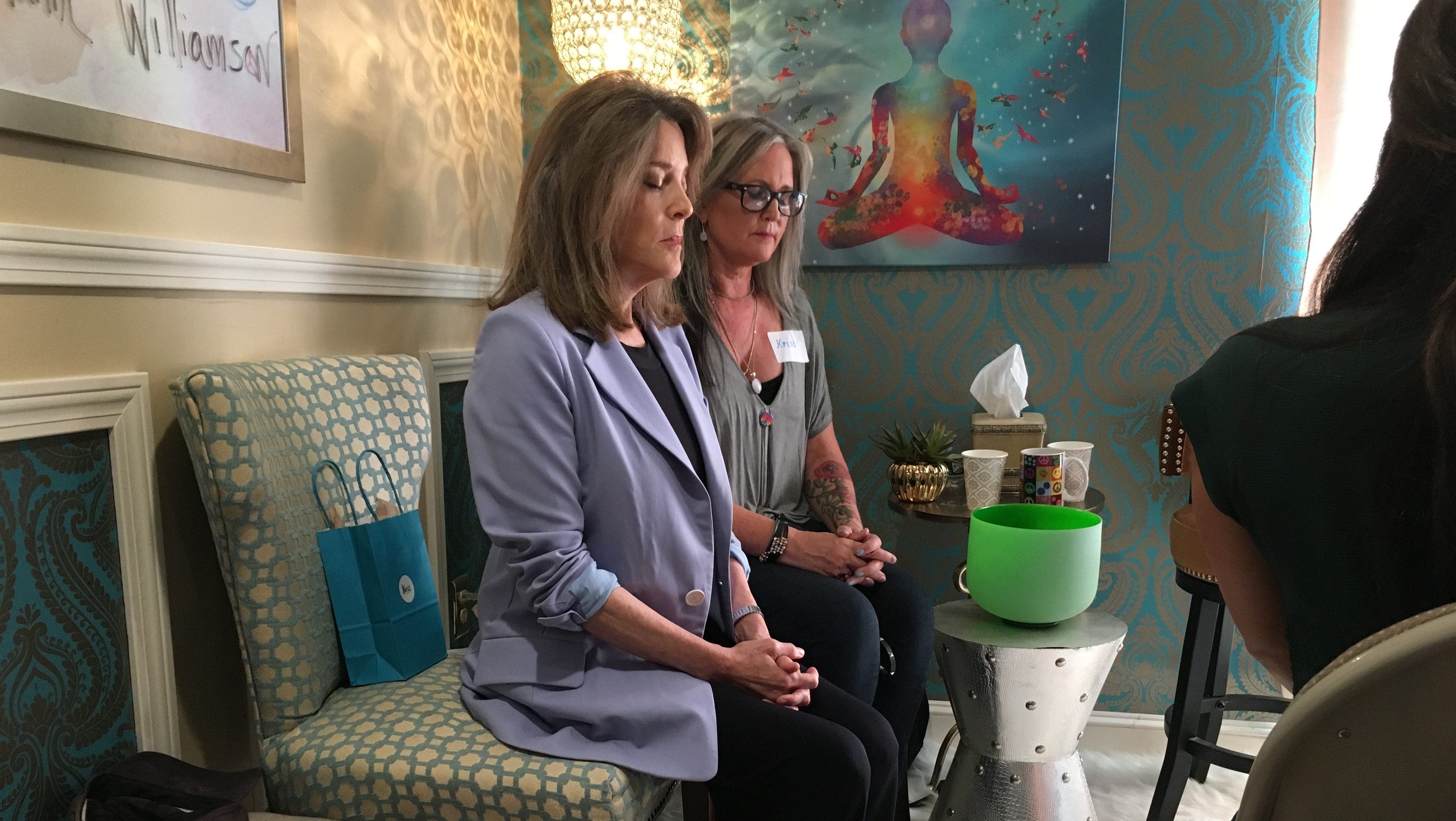 Marianne Williamson Leads Meditation Session On Campaign Trail: ‘this 