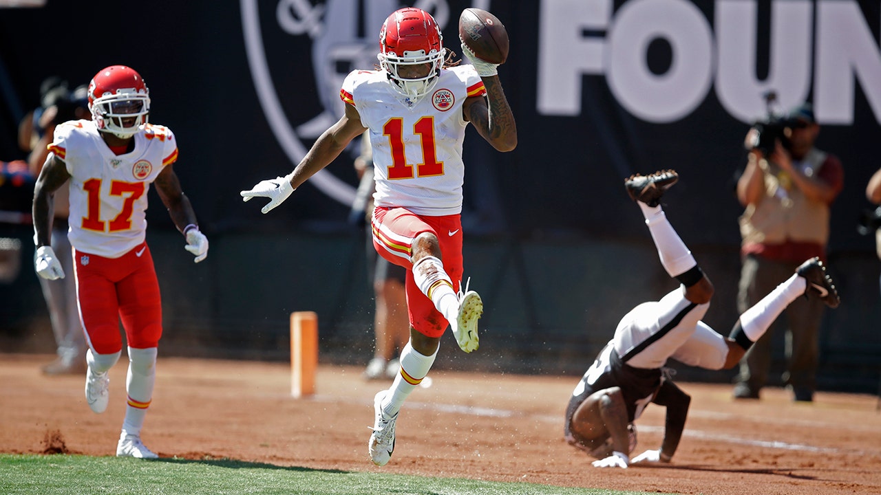 Chiefs WR Mecole Hardman ruled out Saturday against Jacksonville