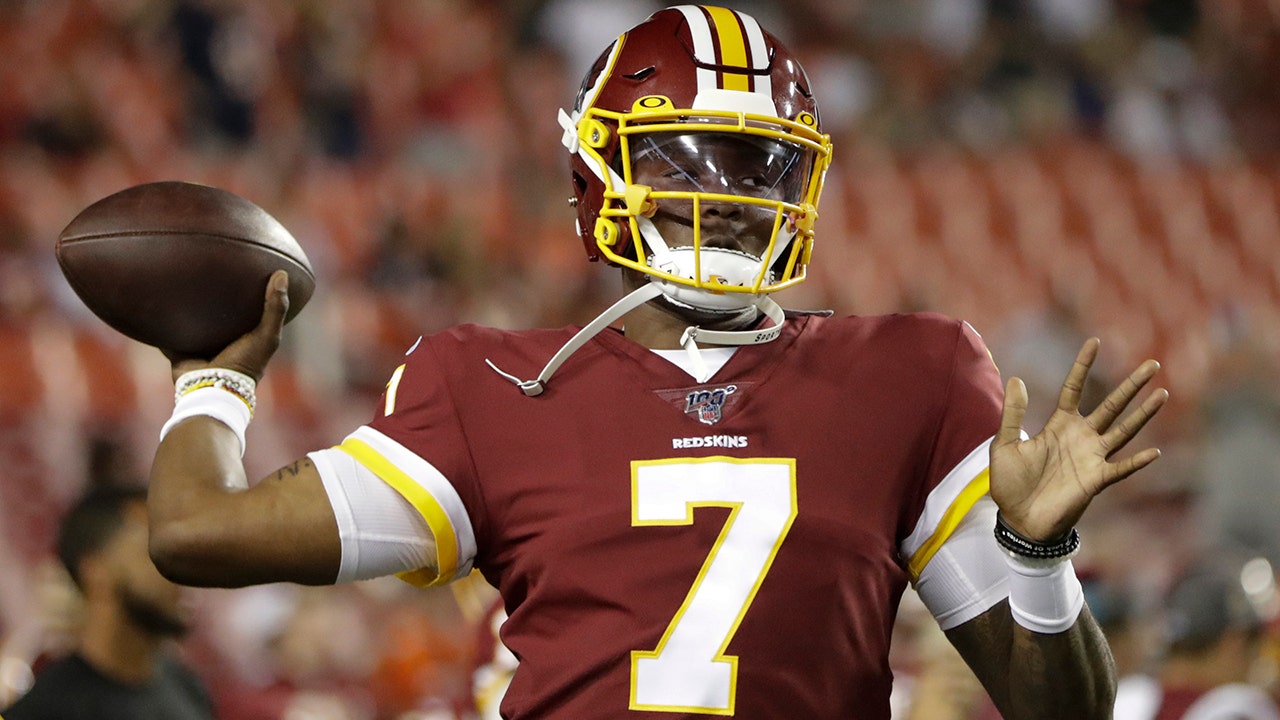 The jersey number debate is over for Redskins QB Dwayne Haskins