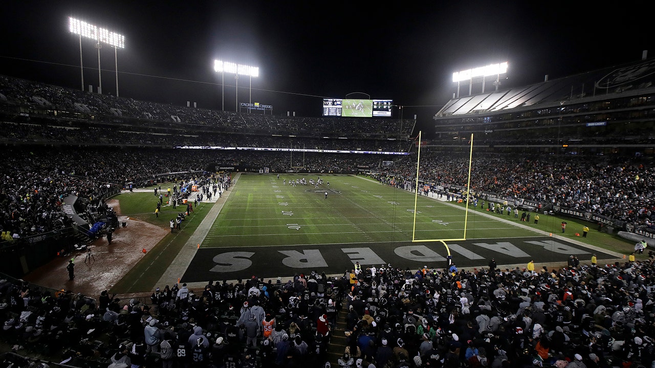 End of an era Raiders say goodbye to infield dirt