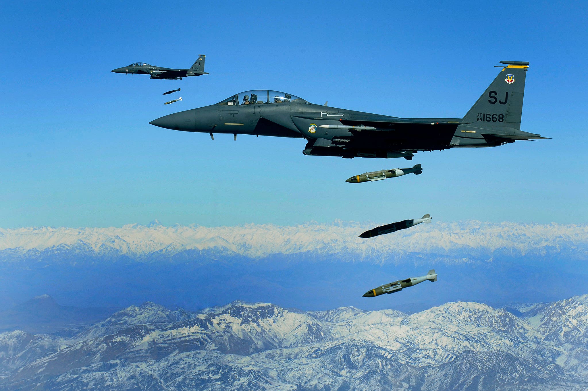 US dropped more bombs in Afghanistan last month than any time since 2010: Air Force