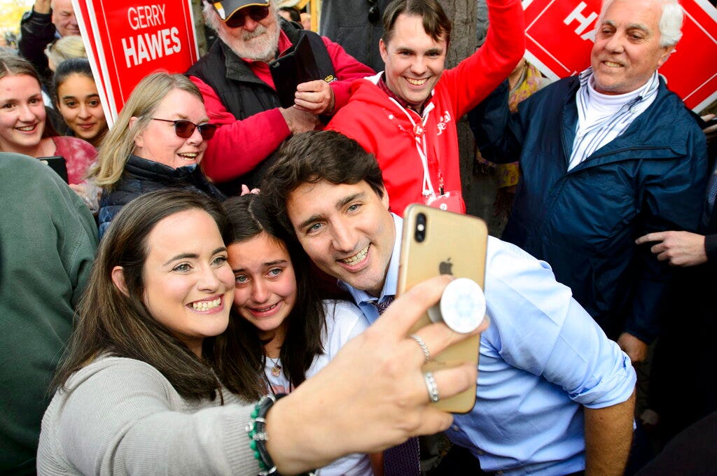Justin Trudeau's Liberals make final push as Canadian election campaign reaches conclusion