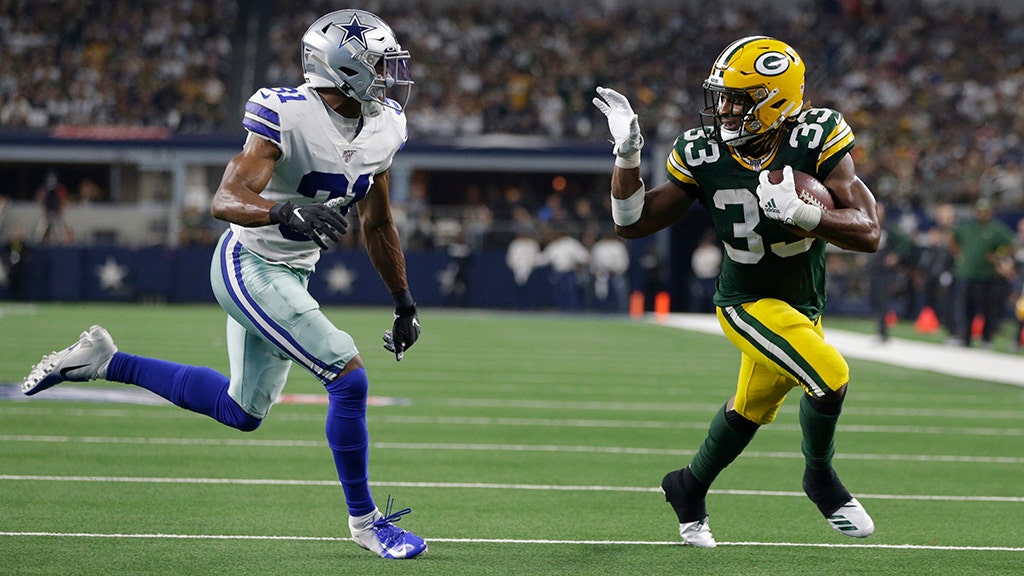 Green Bay Packers - Aaron Jones tied a franchise record the last time the # Packers faced Dallas. #GoPackGo