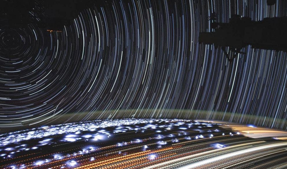 Epic space time-lapse captured from International Space Station