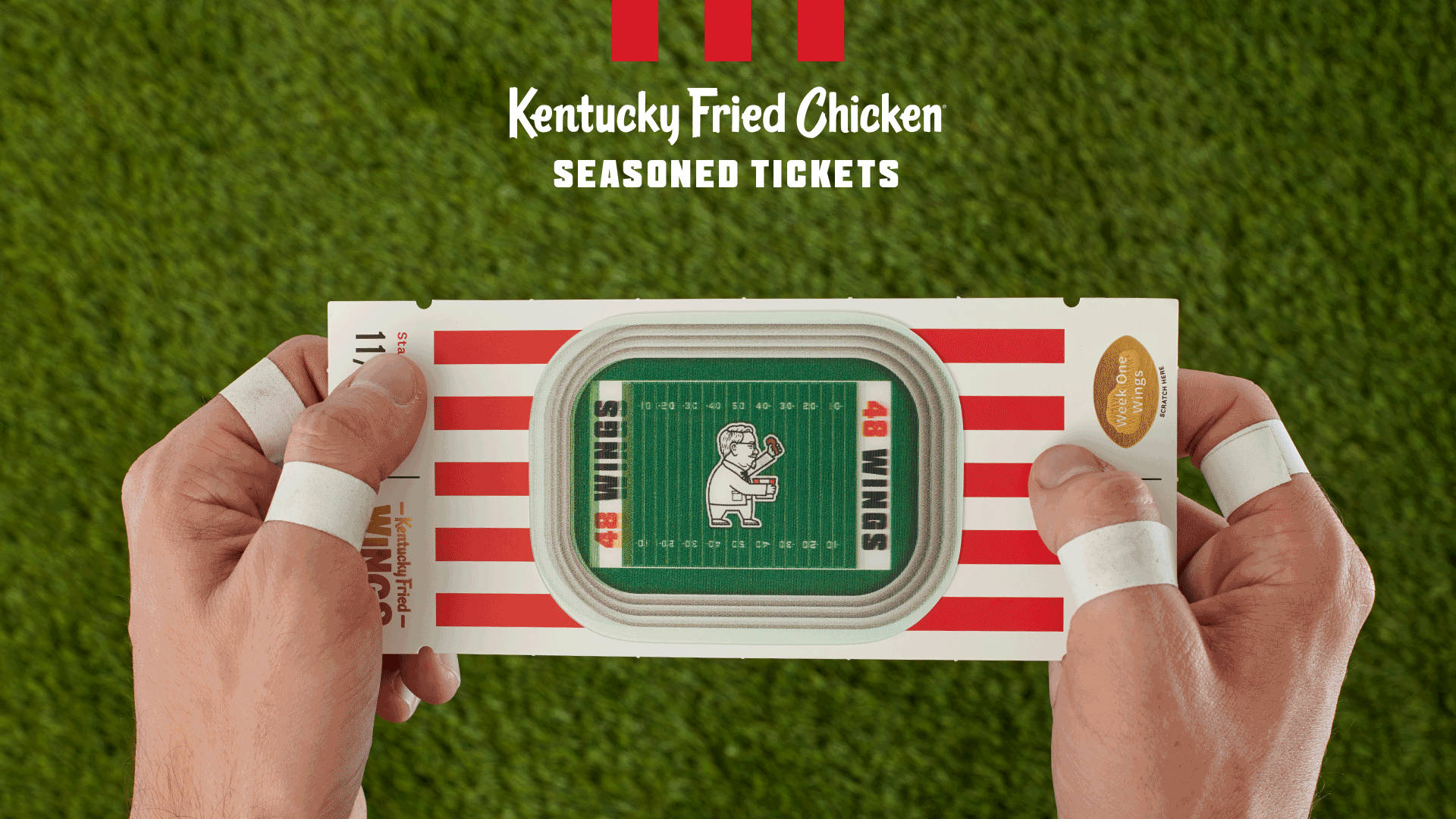 The KFC Seasoned Tickets are available for purchase starting today, Oct. 17, exclusively through Stubhub.