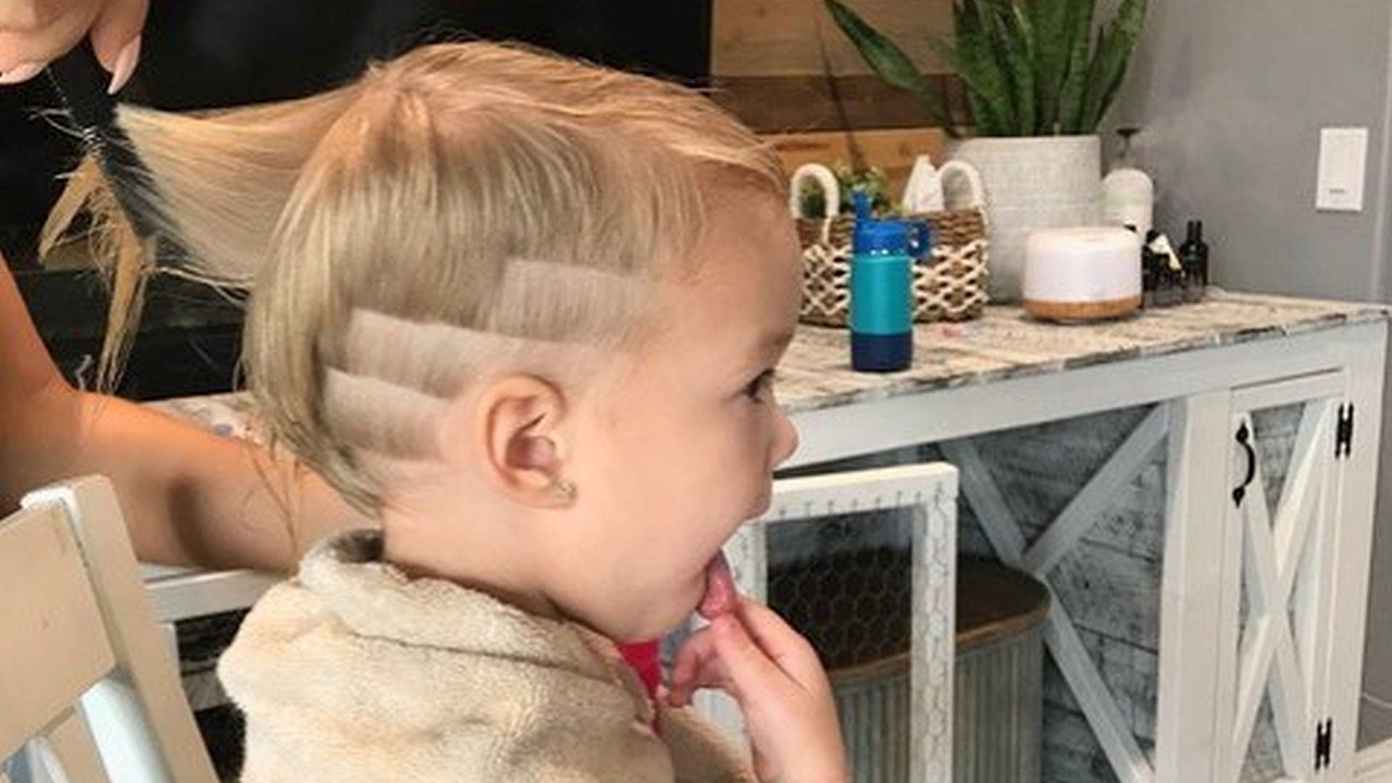 Toddler cuts off baby sister's hair, surprised mom says 'rad' new look  matches girl's personality | Fox News