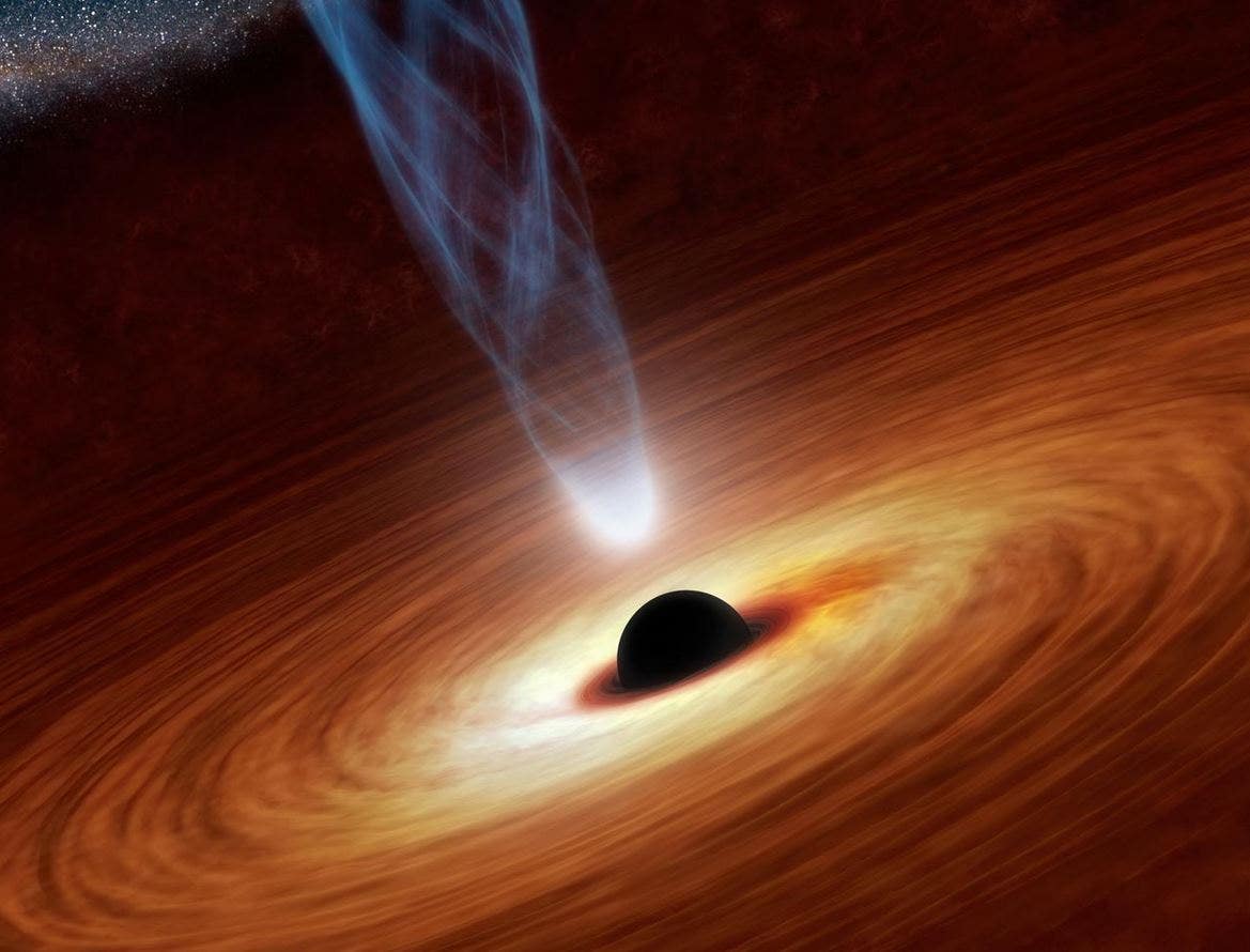 Astronomers observe light from behind a black hole for the first time