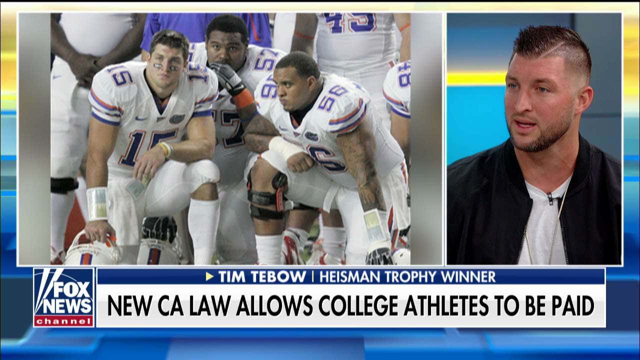 Tim Tebow: College athletes shouldn't profit from jersey sales