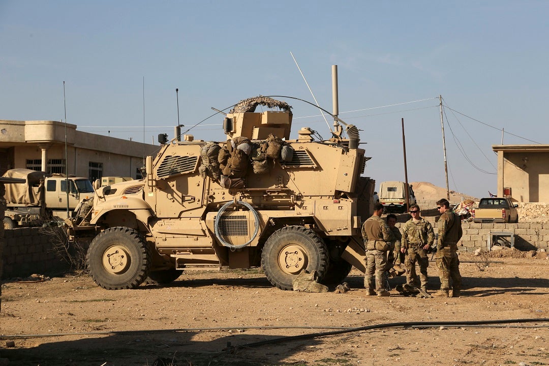 Rockets fired on Iraq base with US troops, no one injured, Pentagon says