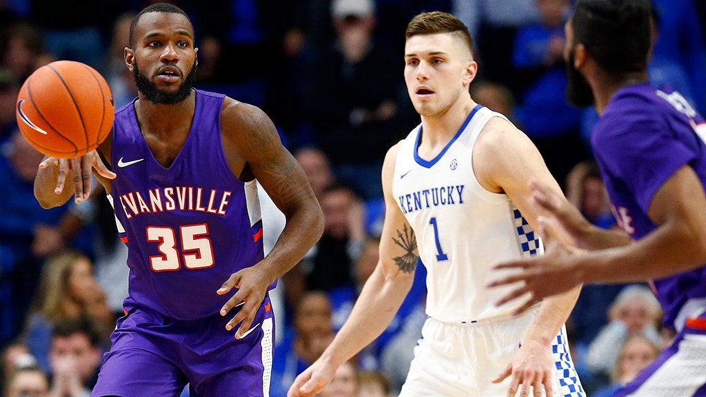 Evansville stuns No. 1 Kentucky at Rupp Arena, 67-64