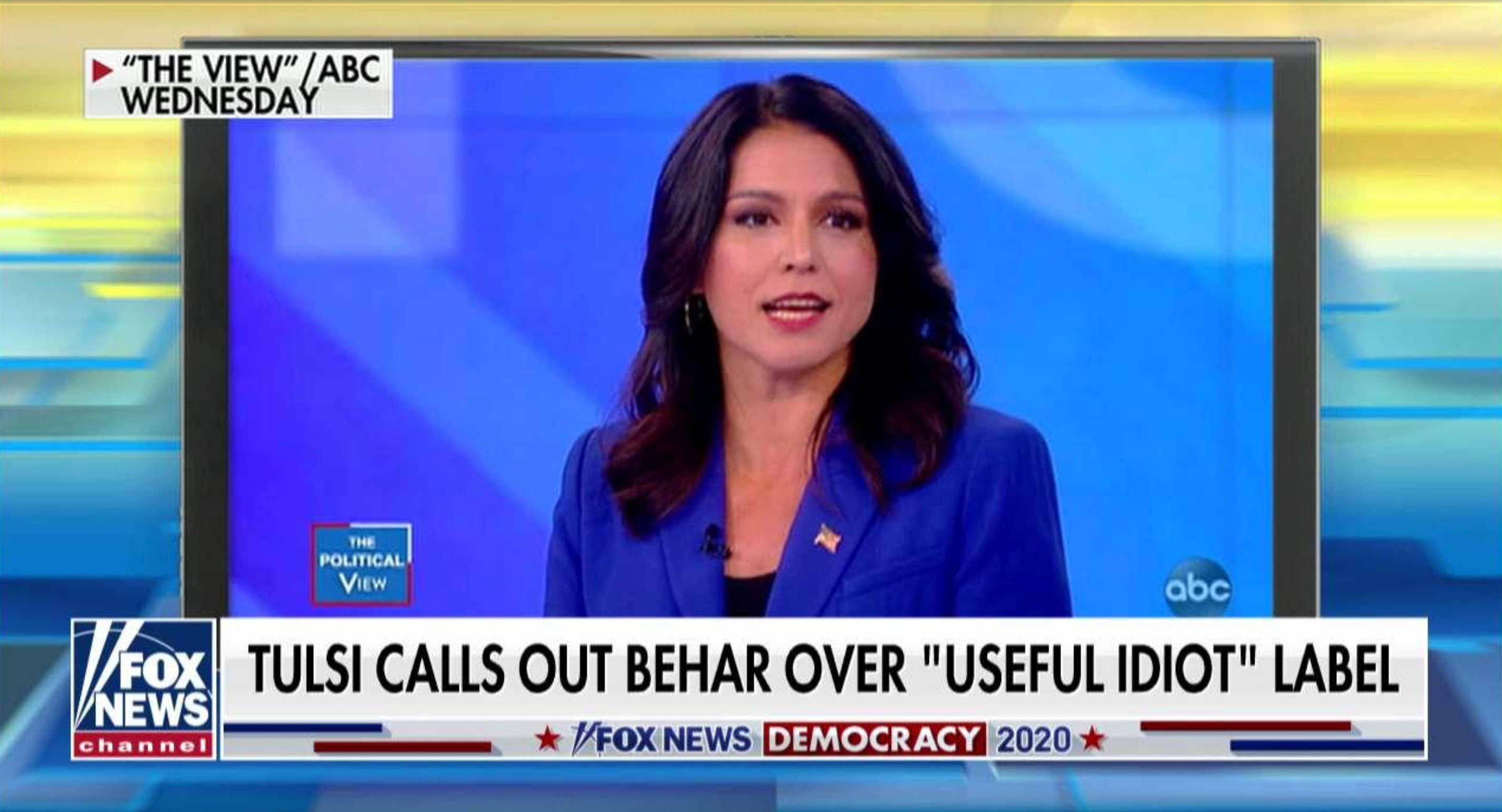 'Fox & Friends' takes on Tulsi Gabbard's showdown with Joy Behar over