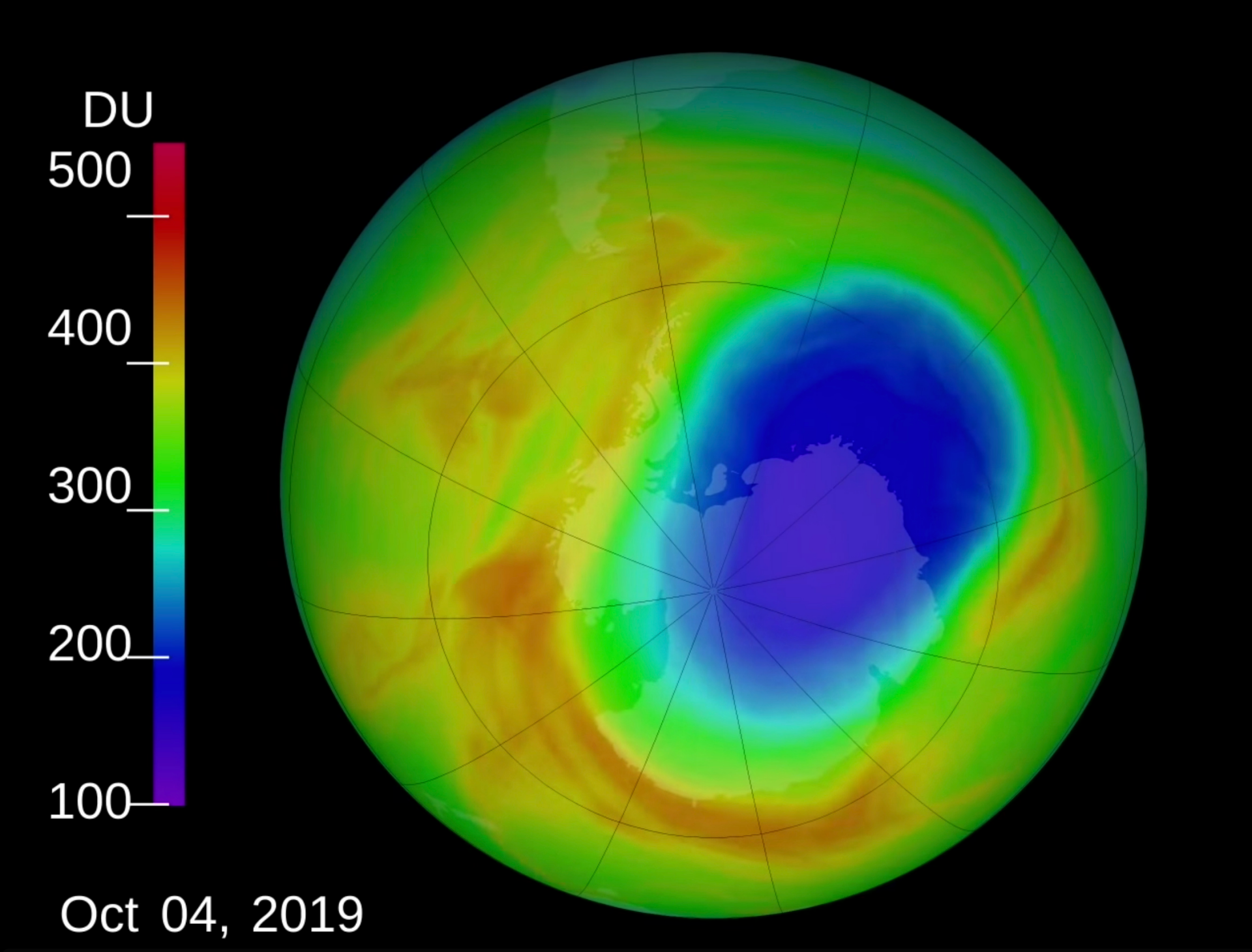 Ozone Layer Map