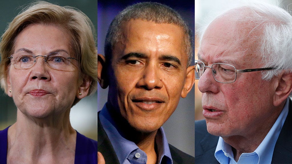 Obama takes veiled shot at Warren and Sanders, warns 2020 Dems Americans don’t want to ‘tear down the system’