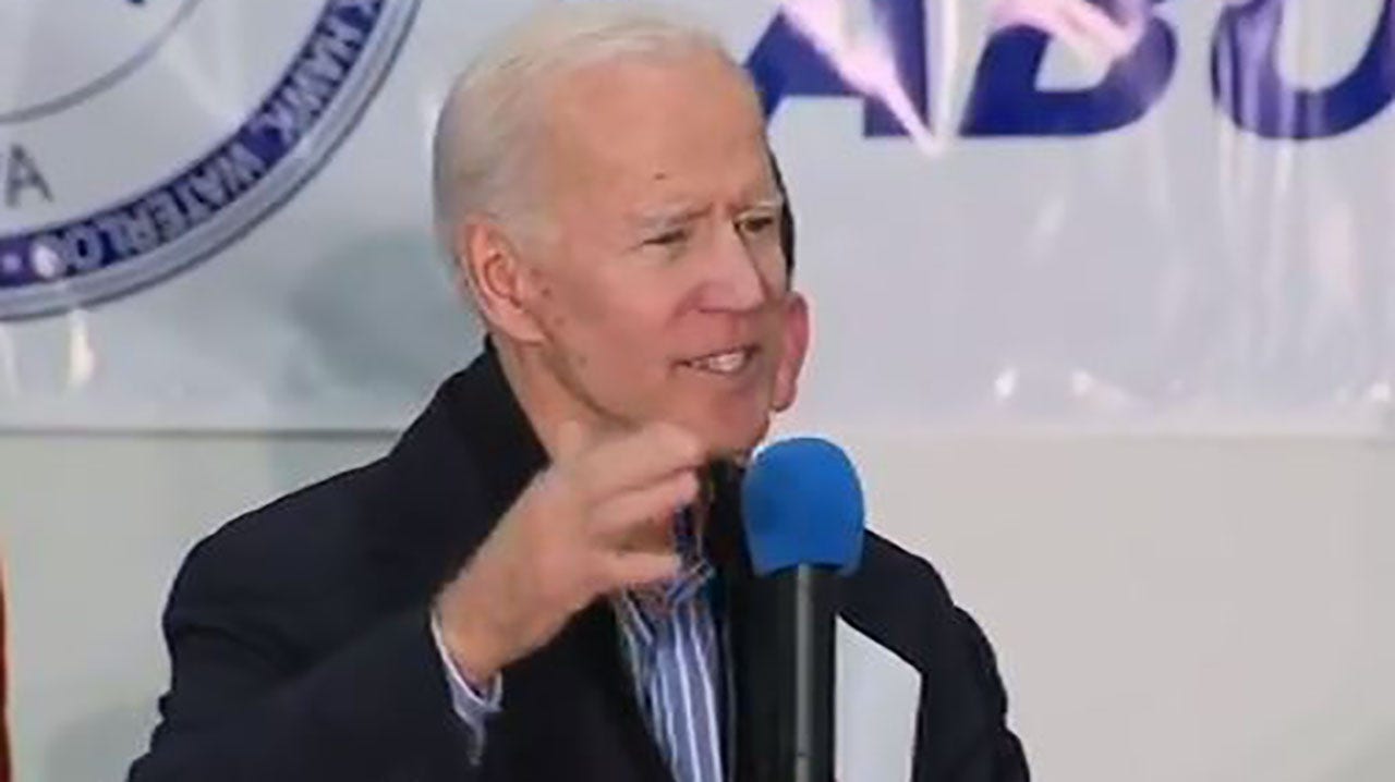 Biden mixes up Iowa, Ohio in latest gaffe -- but quickly corrects himself