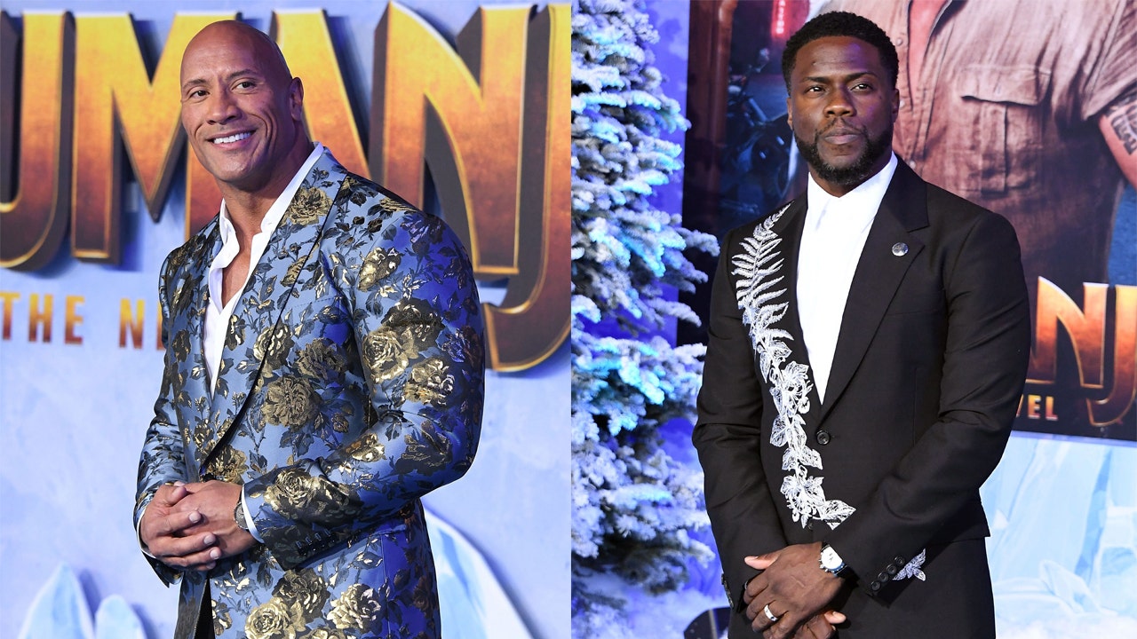 kevin hart dressed as the rock