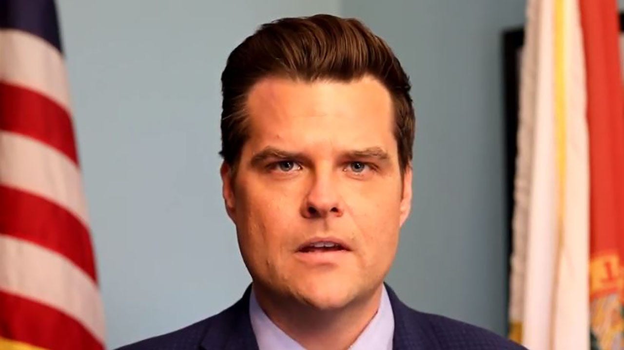 Gaetz investigation congressman