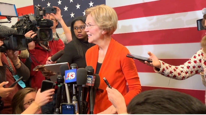 Elizabeth Warren says pressure of running against 'shadows of Martha and Hillary' cost her presidential bid