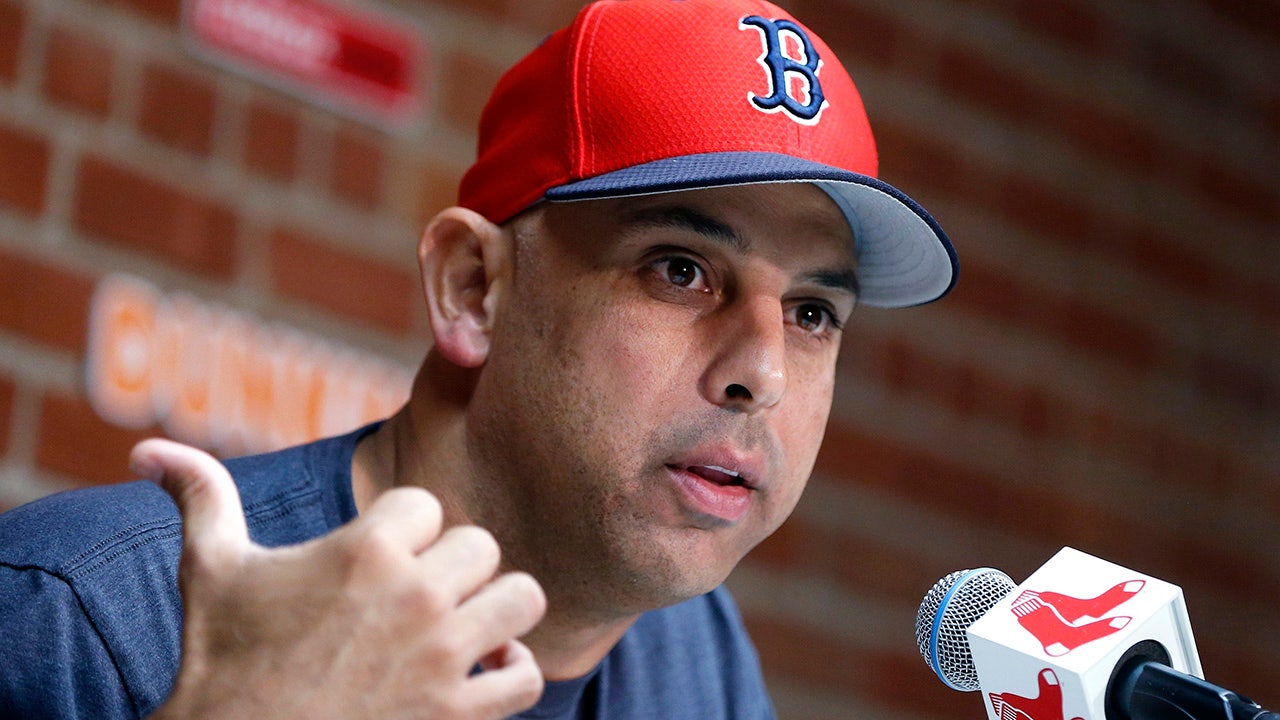 Boston Red Sox's Alex Cora thrilled to see friend Carlos Beltrán