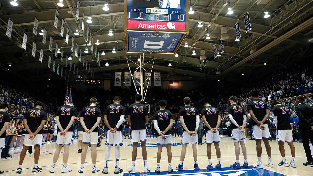 Coach K remembers Kobe, berates fans as Duke beats Pitt