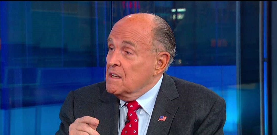 In response to the Borat scene, Giuliani claims to be innocent