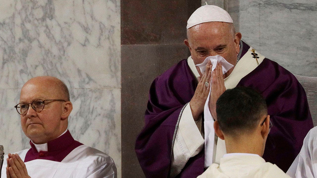 Pope Francis gives Sunday prayer via livestream after 16 million placed