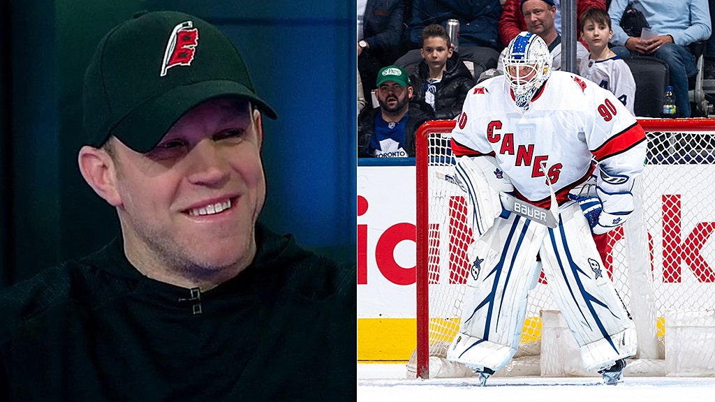 Zamboni driver wins NHL debut as Hurricanes' emergency goalie: I was thinking 'don't embarrass yourself'