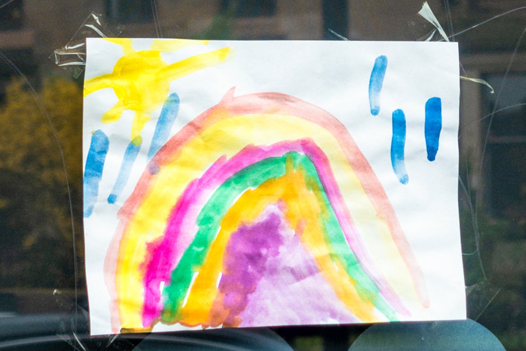 Coronavirus pandemic: Why kids are putting rainbow pictures in ...