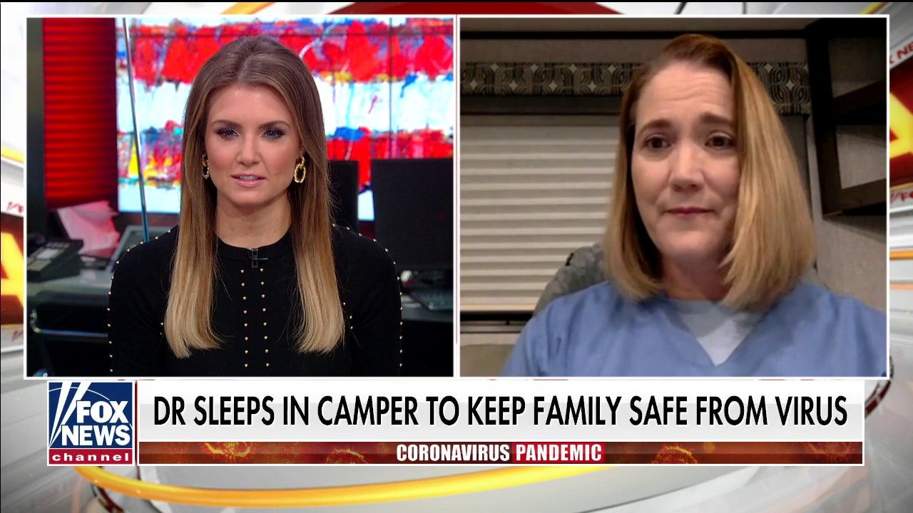 Missouri doctor sleeps in camper van to protect her family from