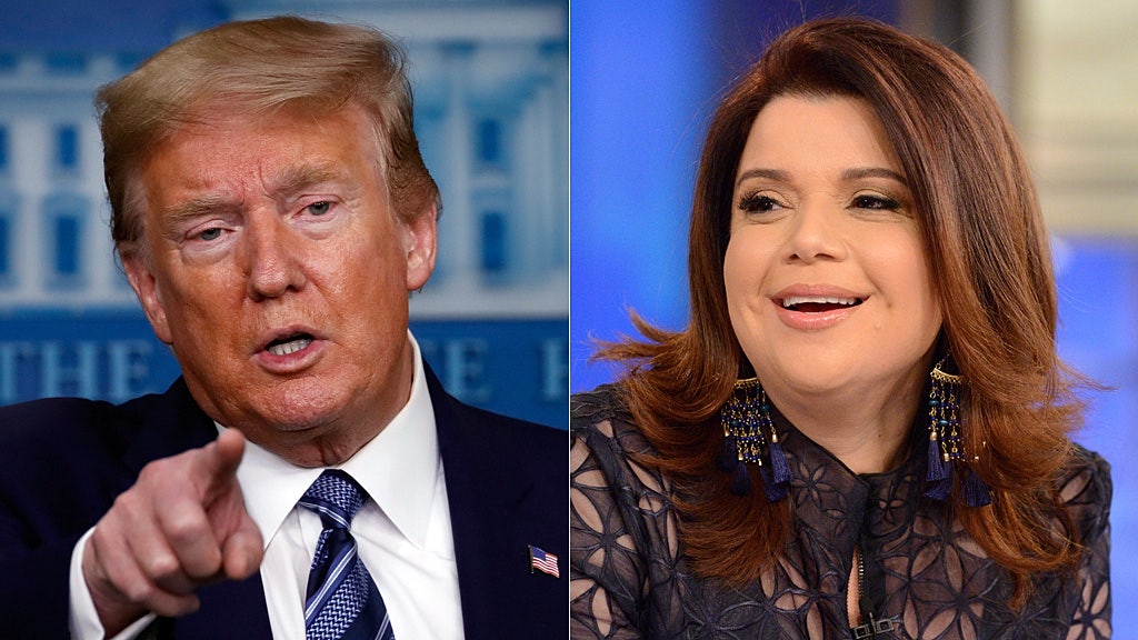 "The View's" Ana Navarro said Tuesday that she didn't believe Donald Trump was legitimately elected in 2016 election.