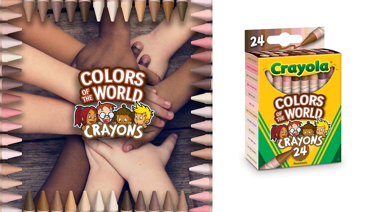 Crayola releases 'colors of the world' crayons representing more than 40  skin tones