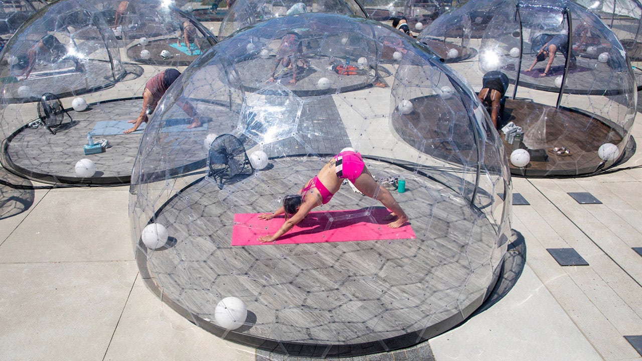 Yoga pop-up in Toronto puts each individual person inside a